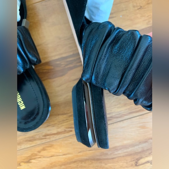 NICHOLAS KIRKWOOD black suede and leather mules size 5.5 - Picture 4 of 6